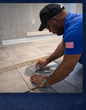 Tile finishing detail